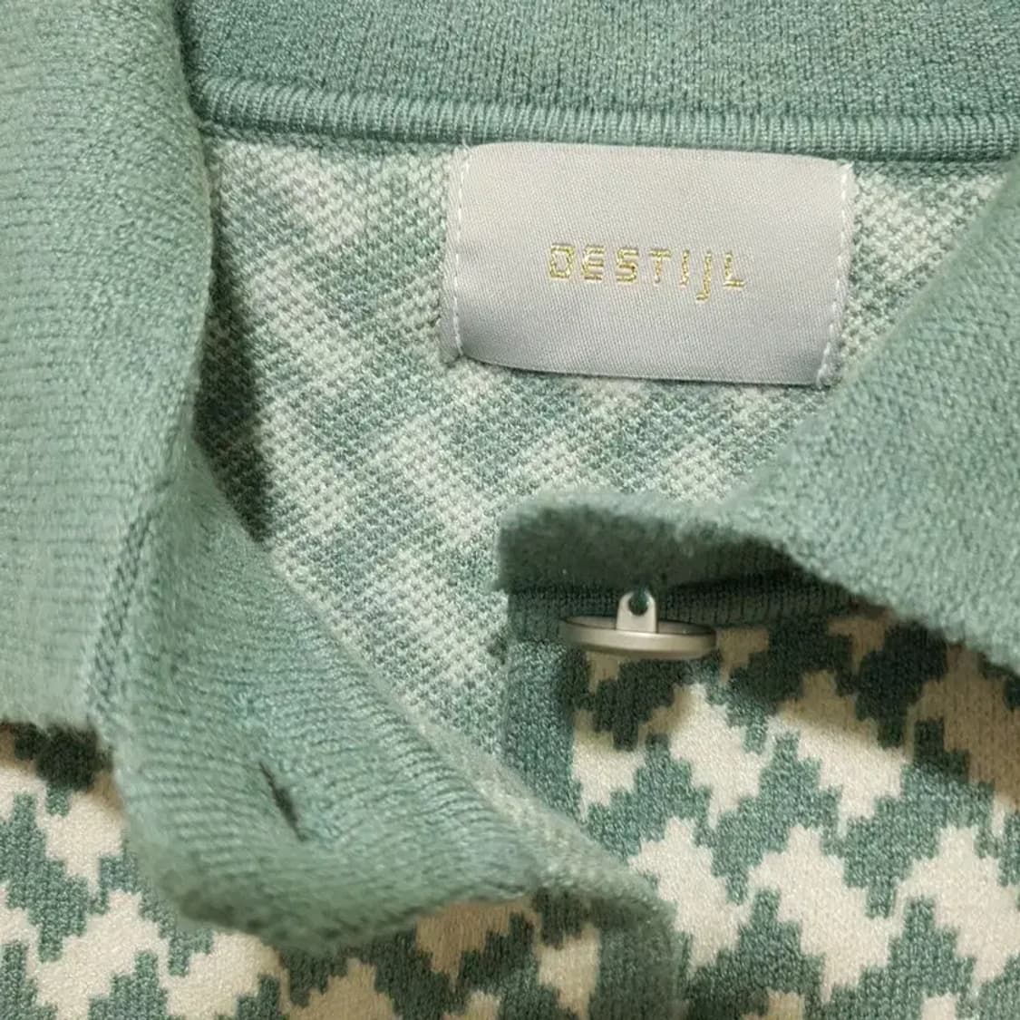 DESTIJL 패턴 카라 니트 자켓 F_M1266 상품이미지6