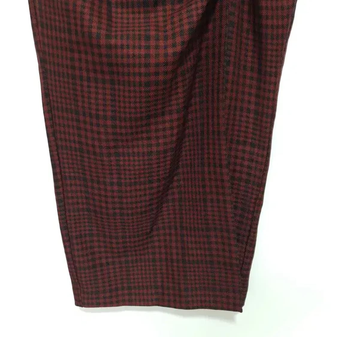 자라 셔링 체크 트임 스커트 S_M1269 상품이미지3