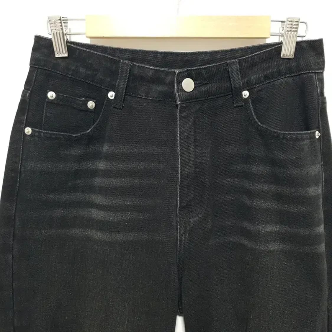 샵사이다 흑청 데님 팬츠 M_M1272 상품이미지2