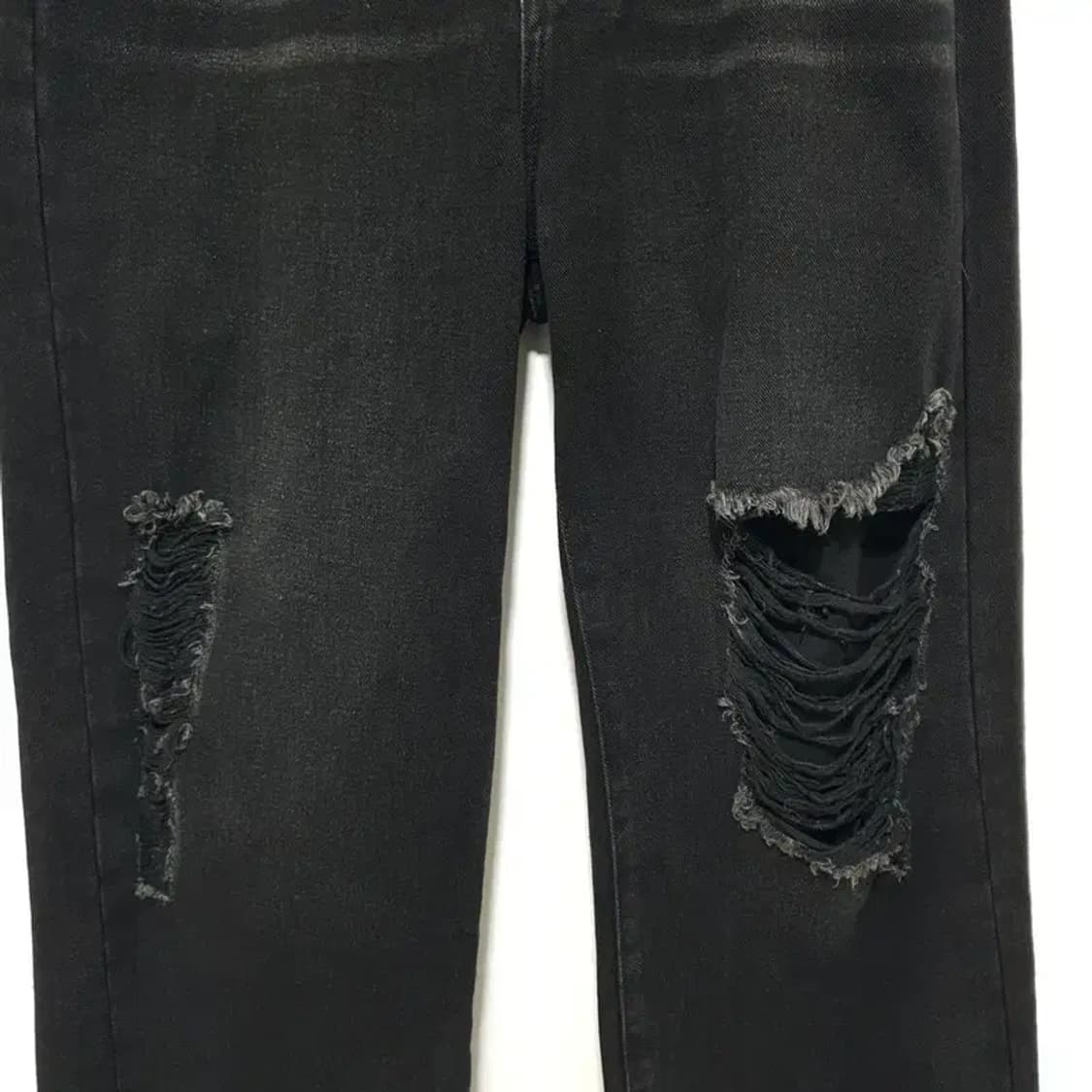 샵사이다 흑청 데님 팬츠 M_M1272 상품이미지3