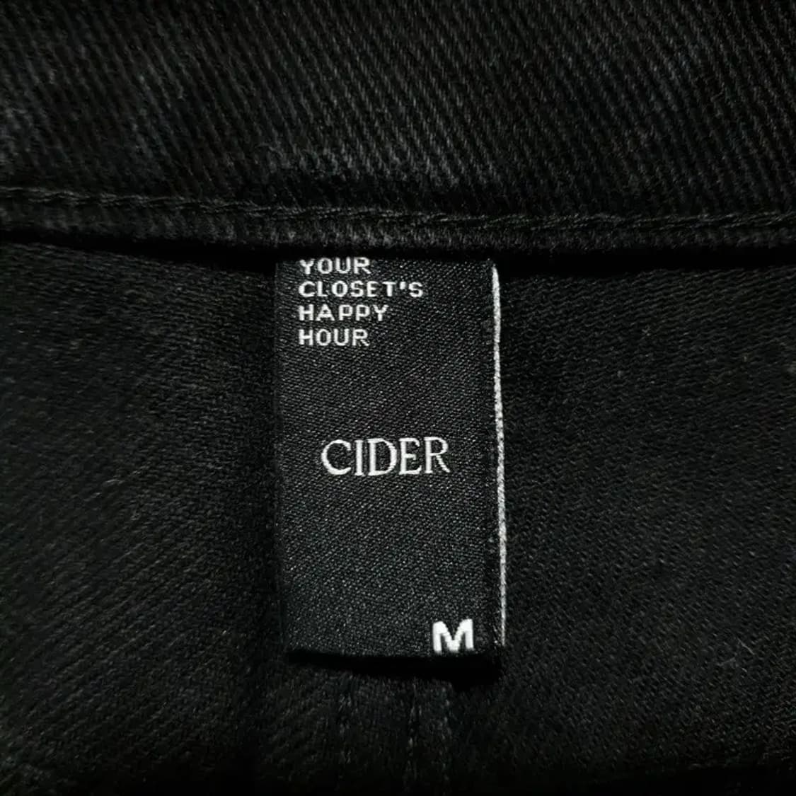 샵사이다 흑청 데님 팬츠 M_M1272 상품이미지7