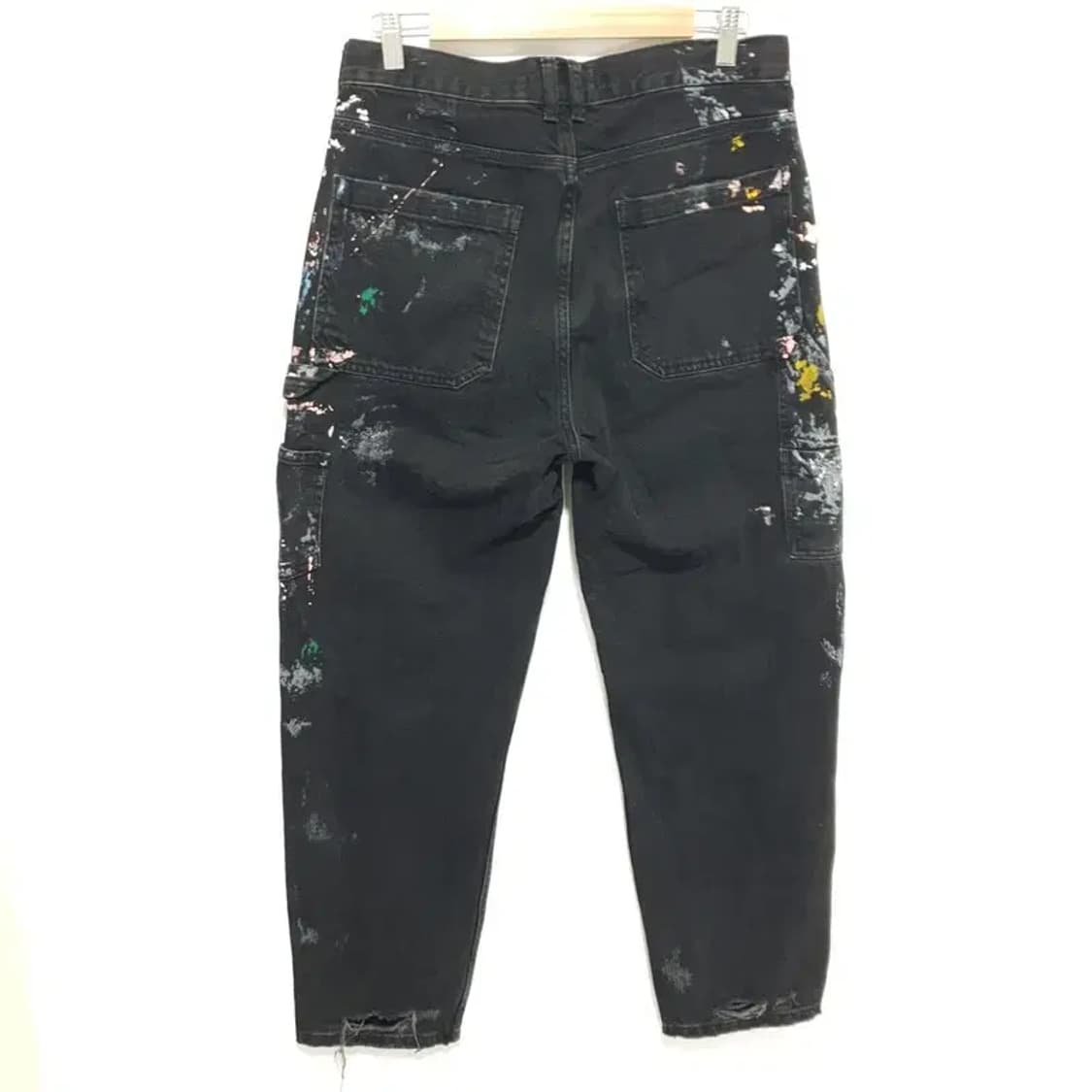 자라 페인티드 데님 팬츠 EUR 38_M1278 상품이미지5