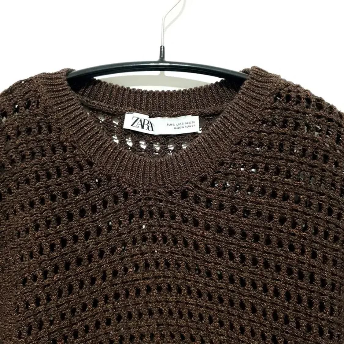 자라 크롭 뜨개 니트 S_S1240 상품이미지2