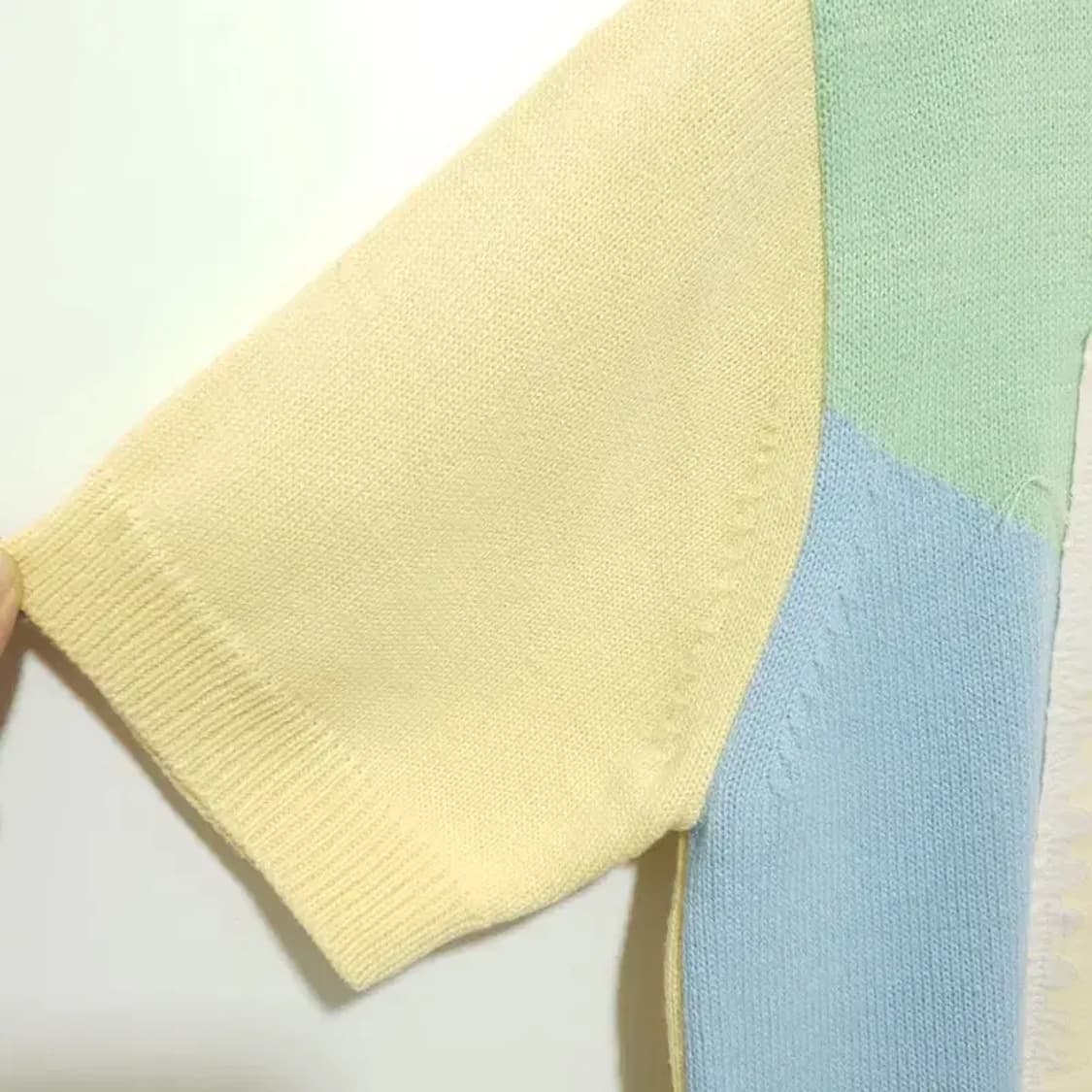 하이스쿨디스코 코스모스 반팔 니트 F_S1241 상품이미지4