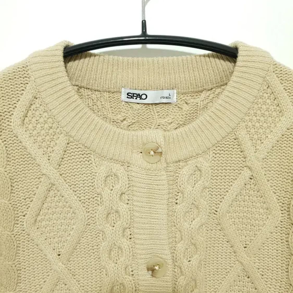 스파오 여성 케이블 니트 가디건 L_M1267 상품이미지2