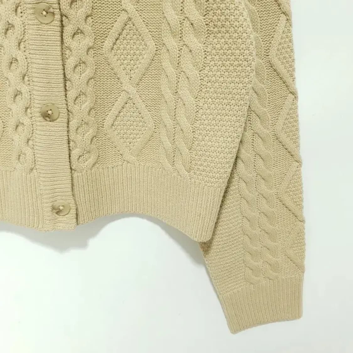 스파오 여성 케이블 니트 가디건 L_M1267 상품이미지3