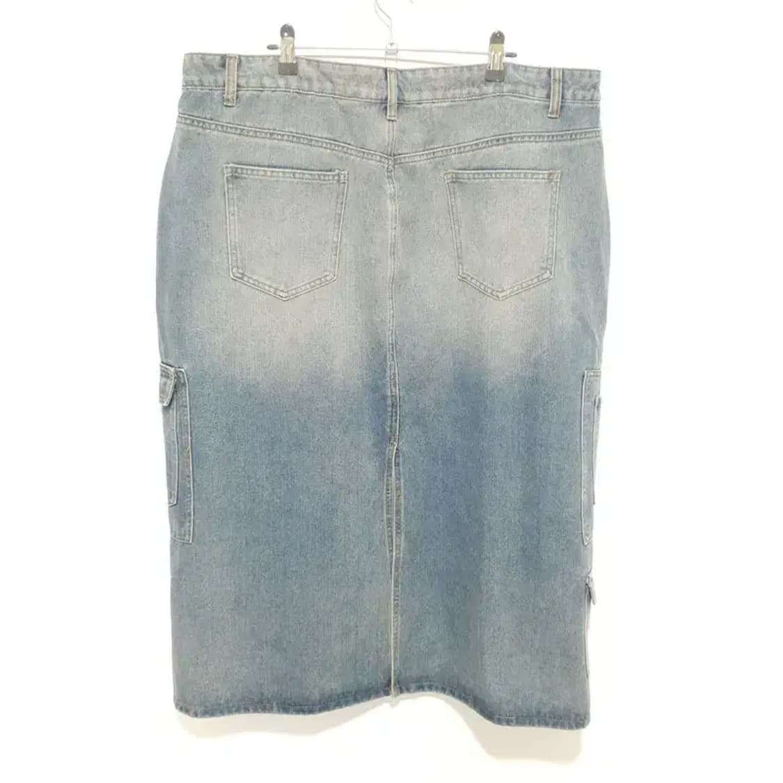샵사이다 카고 데님 스커트 2XL_M1270 상품이미지4