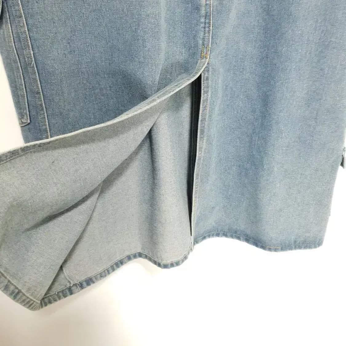 샵사이다 카고 데님 스커트 2XL_M1270 상품이미지5