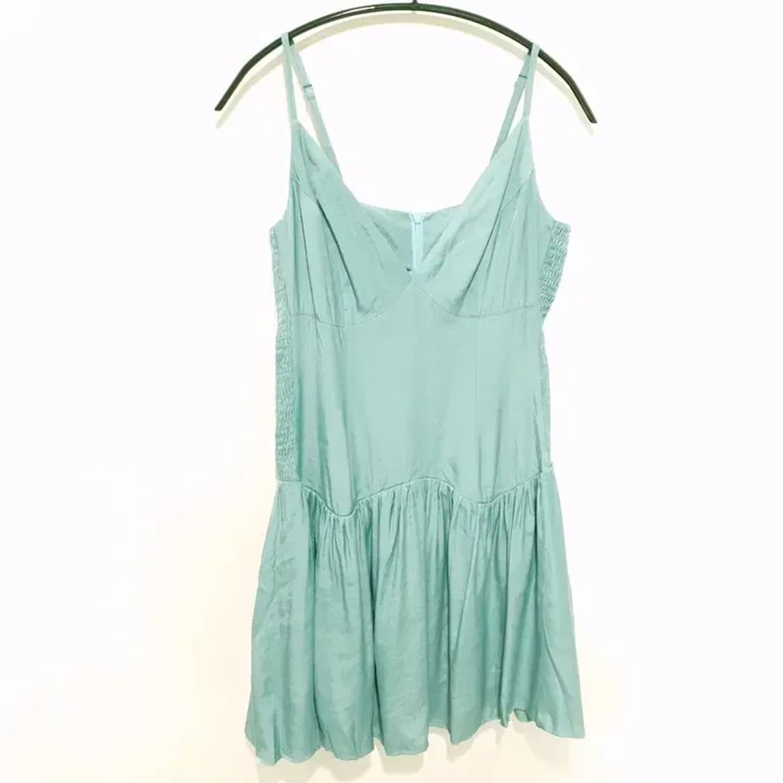 브이넥 끈나시 드레스 F_S1245 상품이미지1