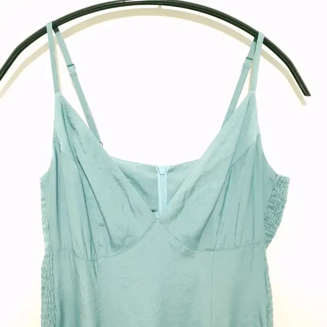 브이넥 끈나시 드레스 F_S1245 상품이미지2