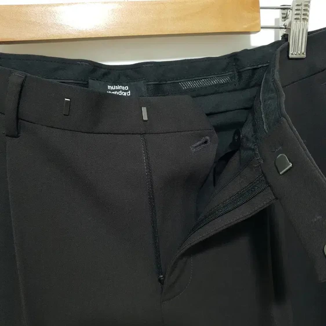 무탠다드 히든밴딩 와이드 슬랙스 32_M1283 상품이미지5