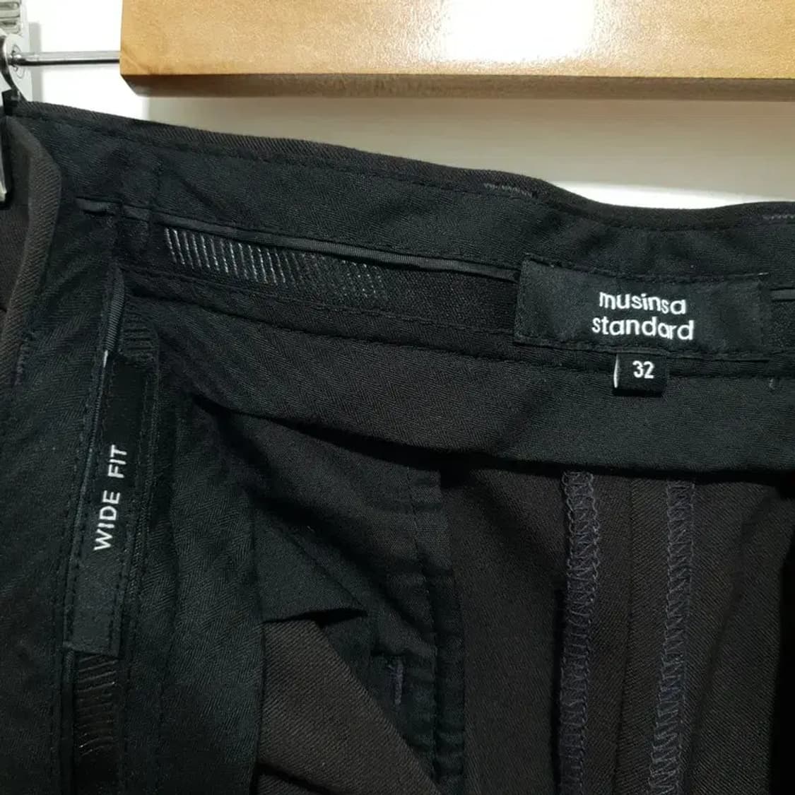 무탠다드 히든밴딩 와이드 슬랙스 32_M1283 상품이미지6