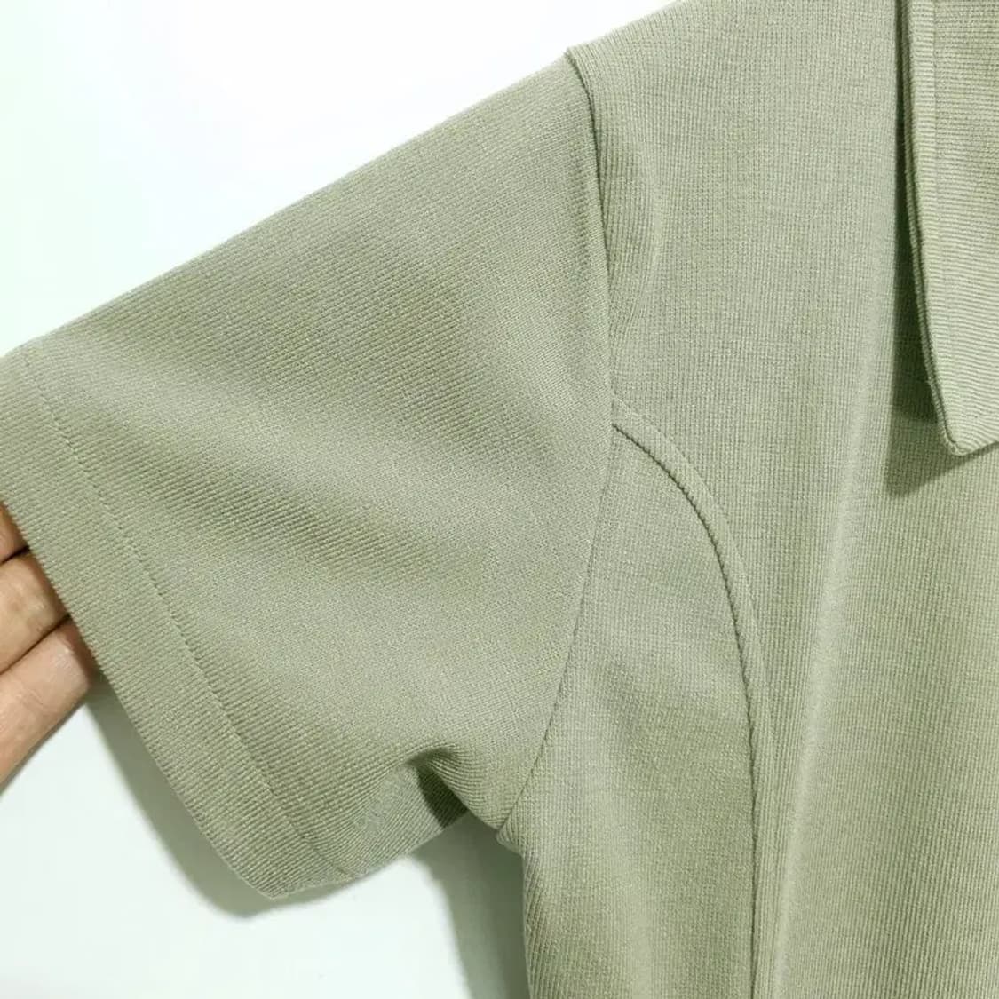 하이드앤시크 니트 반팔 카라 원피스 F_S1247 상품이미지3