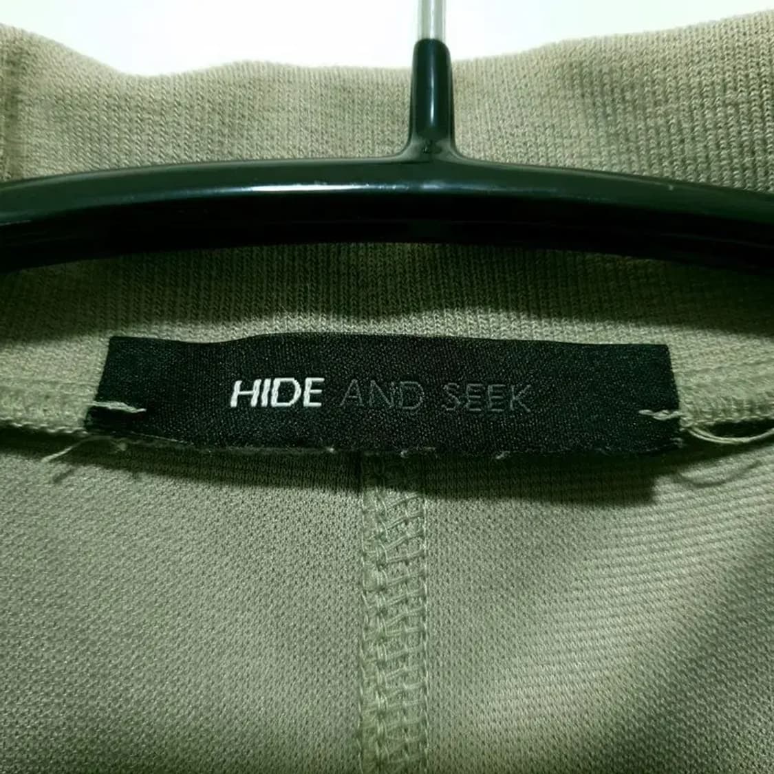 하이드앤시크 니트 반팔 카라 원피스 F_S1247 상품이미지7