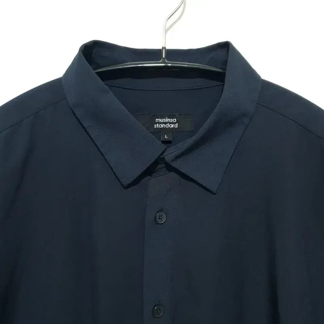 무탠다드 릴렉스핏 실키 셔츠 L_M1295 상품이미지2