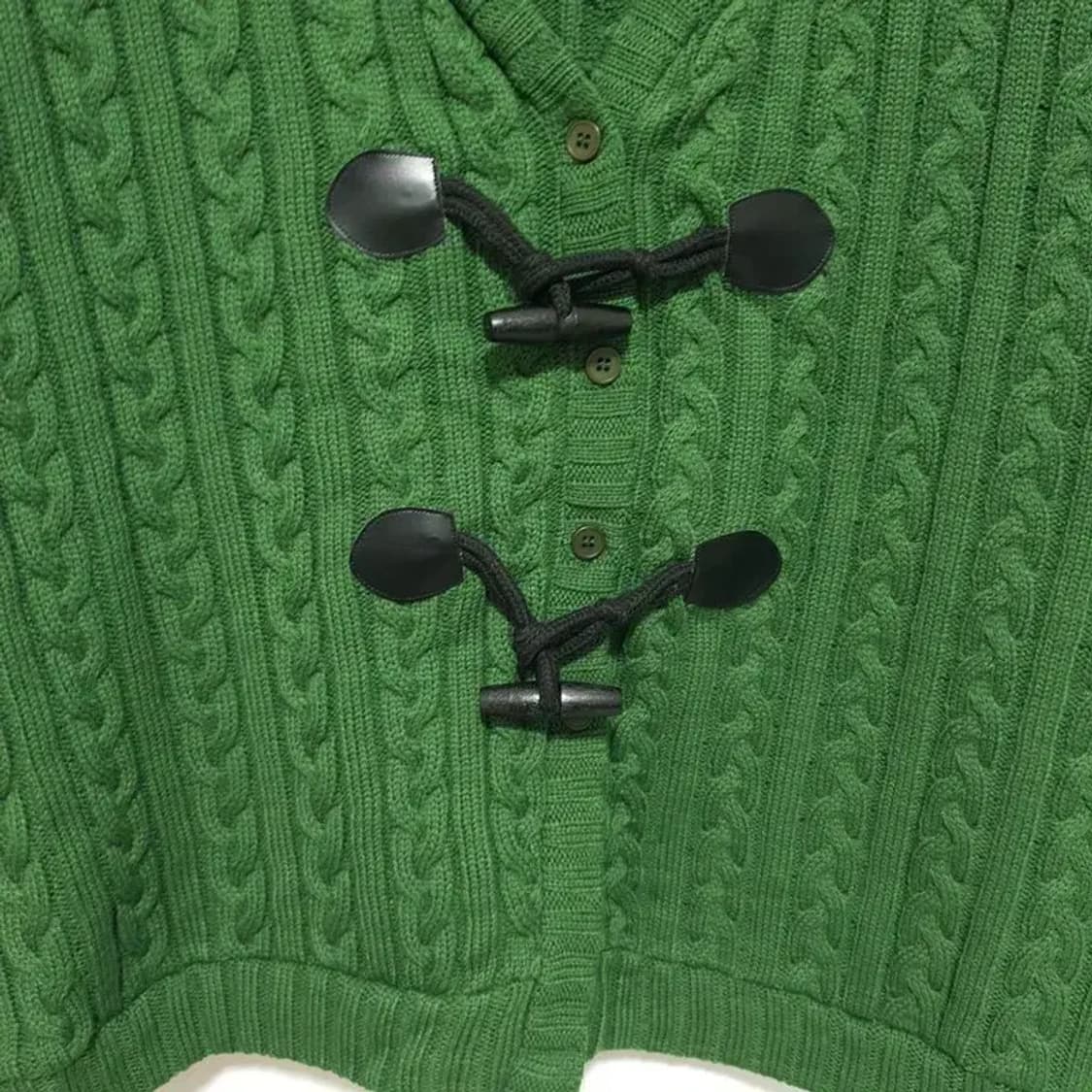 케이블 니트 떡볶이 가디건 F_M1304 상품이미지3