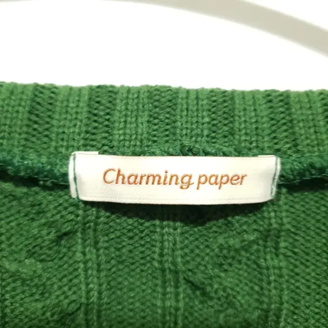 케이블 니트 떡볶이 가디건 F_M1304 상품이미지6