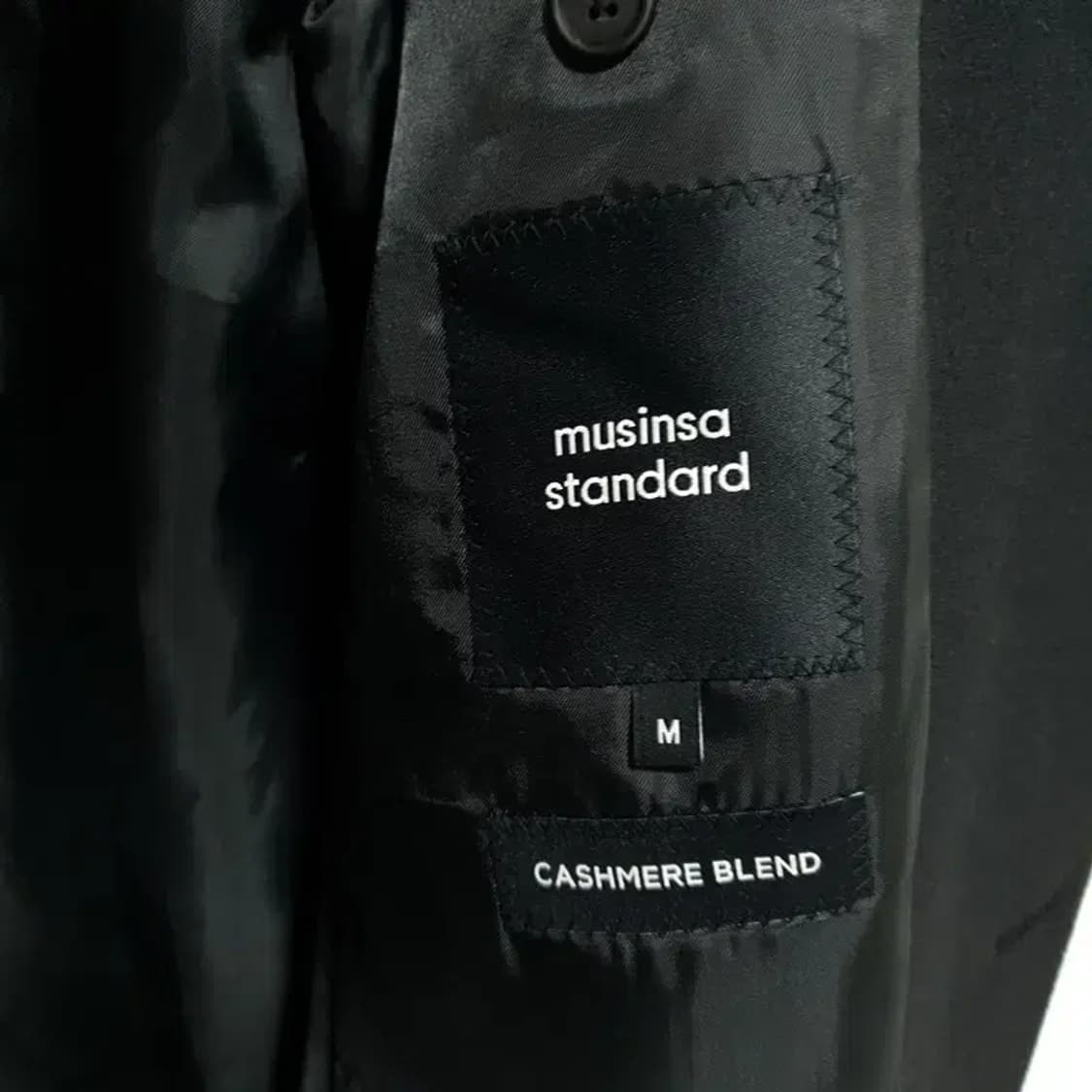 무탠다드 캐시미어 블렌드 오버사이즈 싱글 코트 M_W0310 상품이미지6