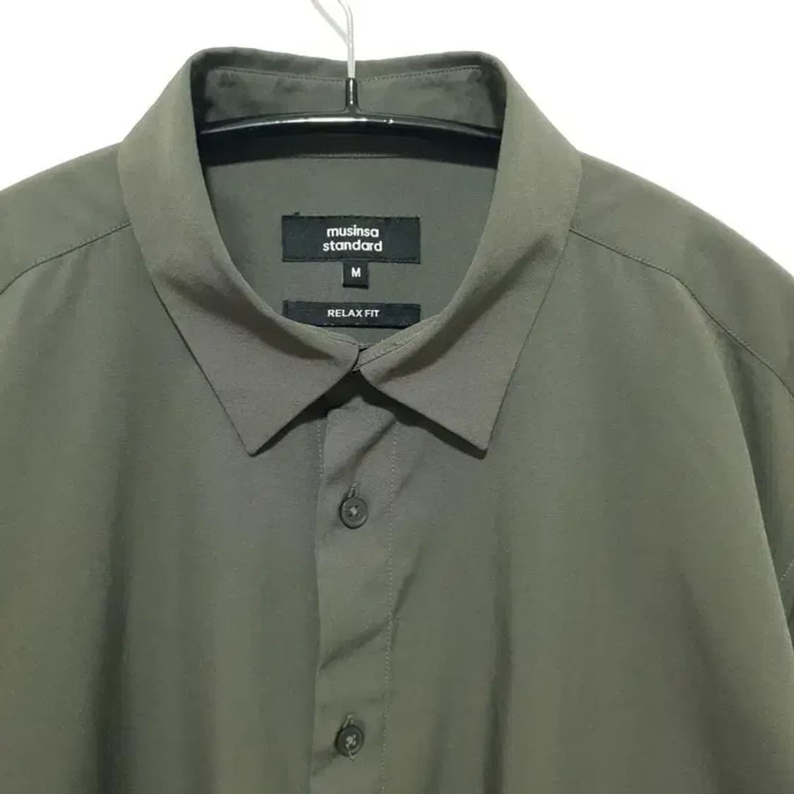 무탠다드 릴렉스핏 실키 셔츠 M_M1296 상품이미지2