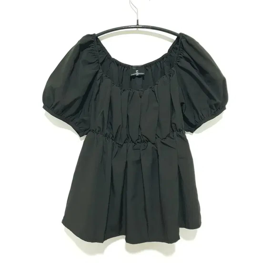 콜릿 퍼프 벌룬 블라우스 F_S1259 상품이미지1