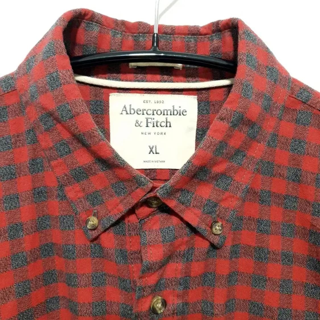 아베크롬비 체크 셔츠 XL_M1298 상품이미지2