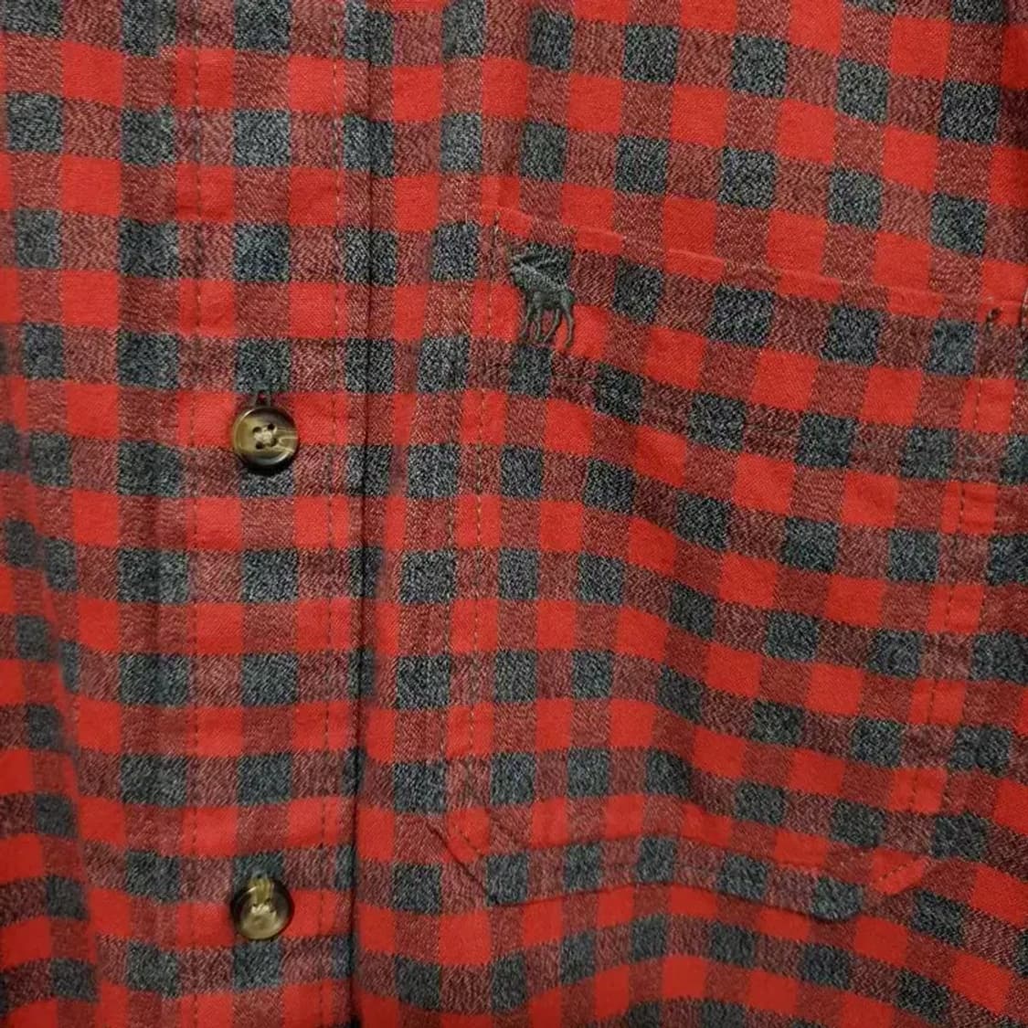 아베크롬비 체크 셔츠 XL_M1298 상품이미지3