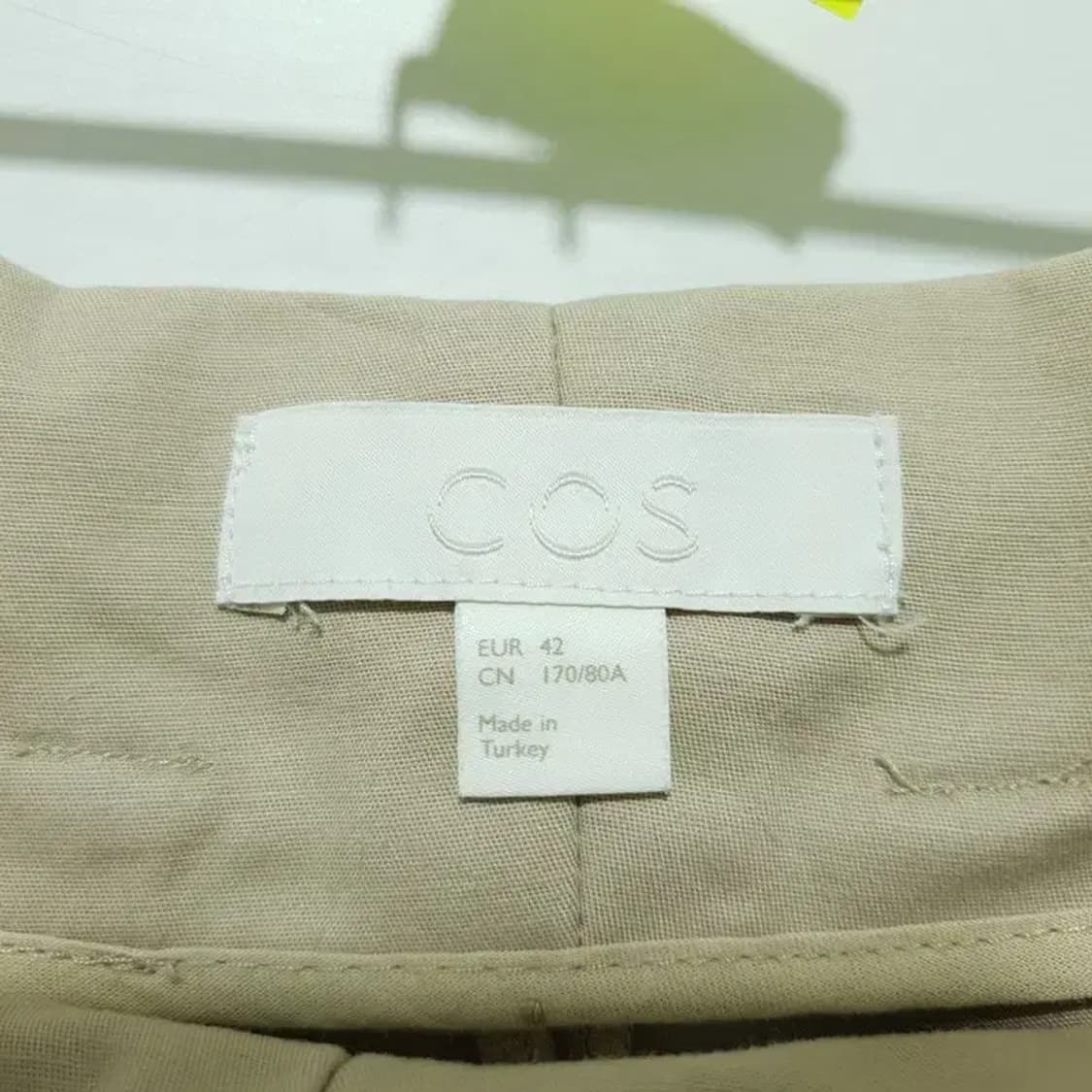 코스 여성 벨티드 코튼 팬츠 EUR 42_M1321 상품이미지9