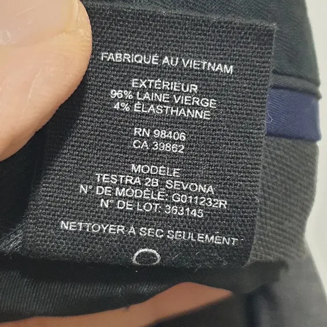 띠어리 여성 스트레치 울 클래식 크롭 슬랙스 0_S1275 상품이미지8