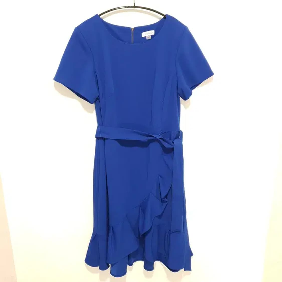 캘빈클라인 러플 벨티드 드레스 14W_S1270 상품이미지1