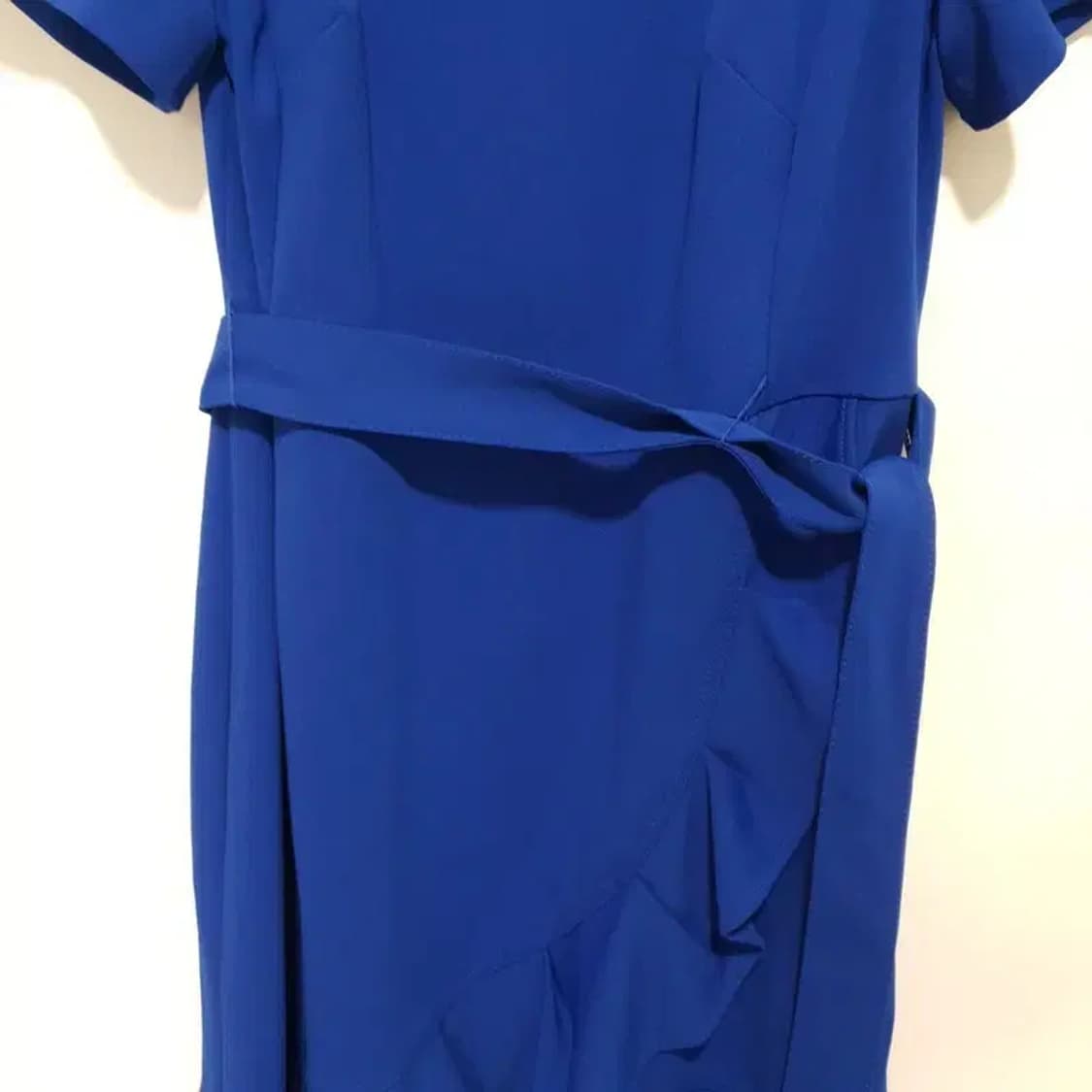 캘빈클라인 러플 벨티드 드레스 14W_S1270 상품이미지4