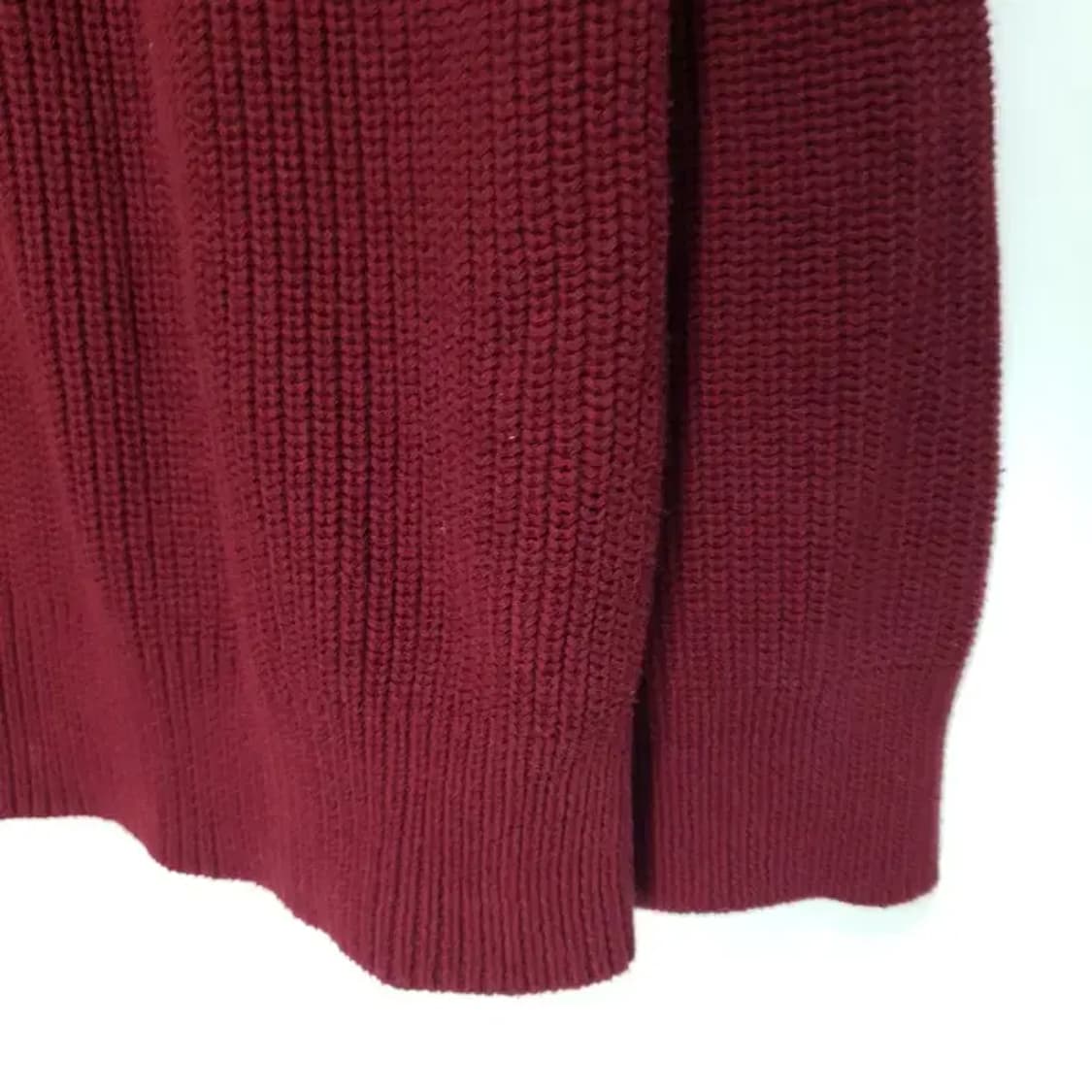 무탠다드 코튼 리브드 크루넥 니트 2XL_W0317 상품이미지3