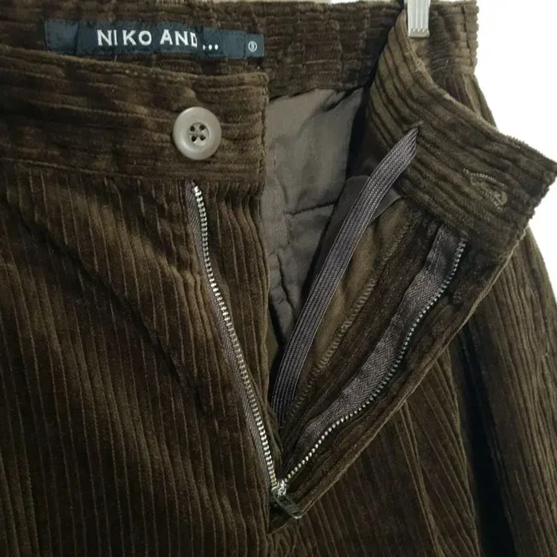 니코앤드 여성 코듀로이 원턱 팬츠 M_W0327 상품이미지5