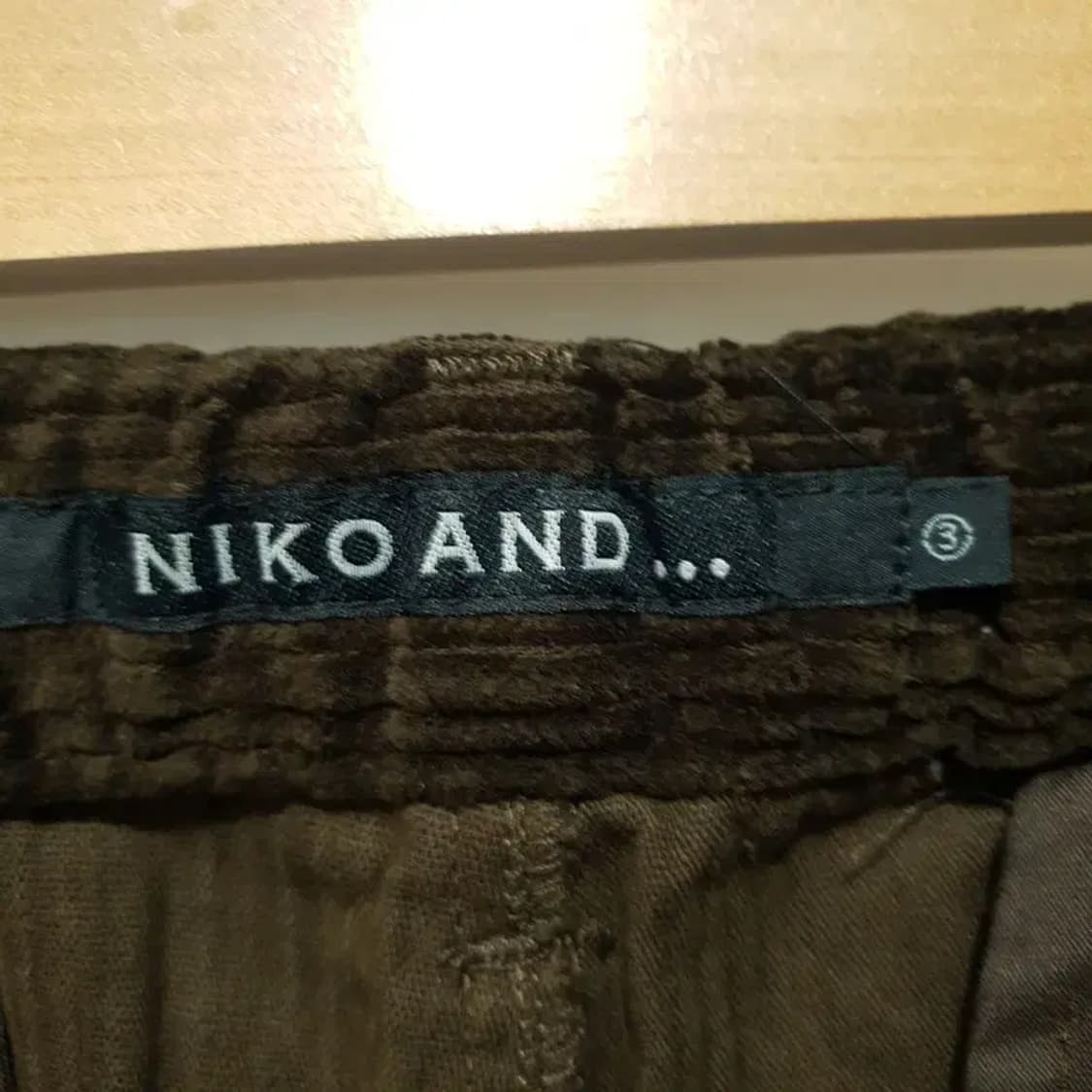 니코앤드 여성 코듀로이 원턱 팬츠 M_W0327 상품이미지6