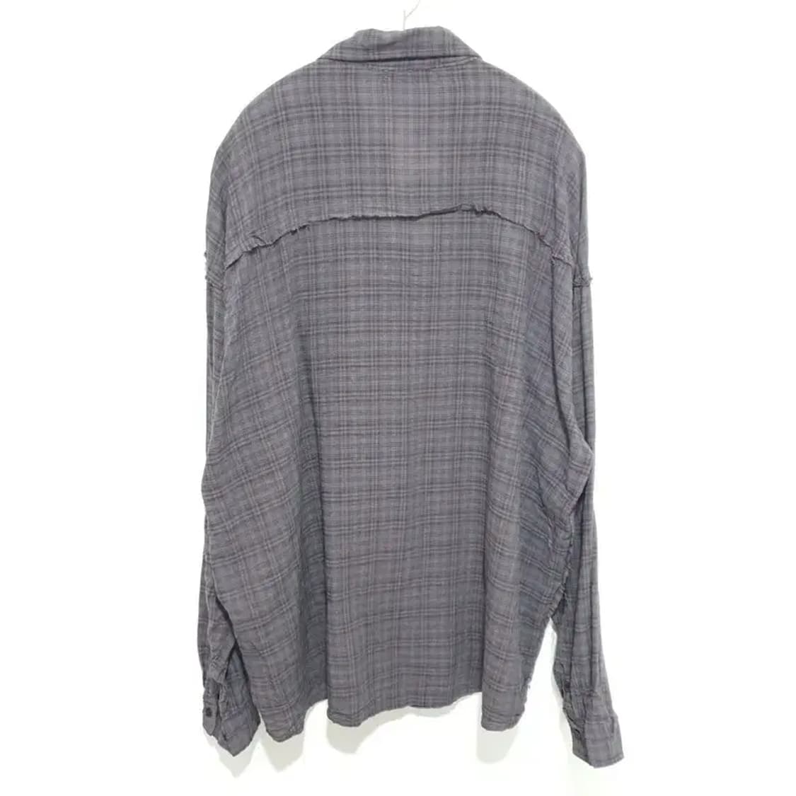 슈퍼서브 컷 오프 그런지 체크 셔츠 L_M1336 상품이미지6