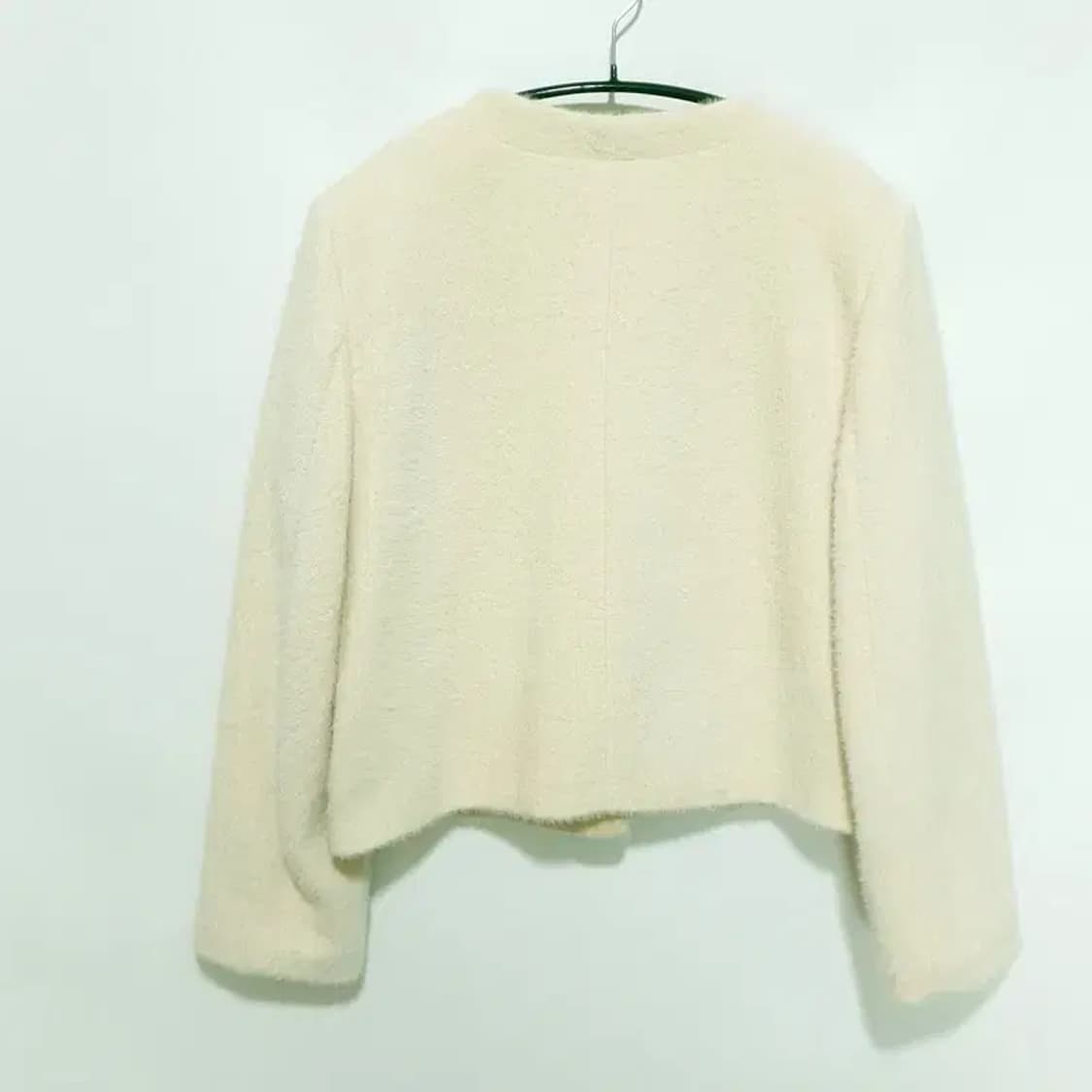 아틀리에나인 진주 헤어리 심플 트위드 자켓 S_M1341 상품이미지5