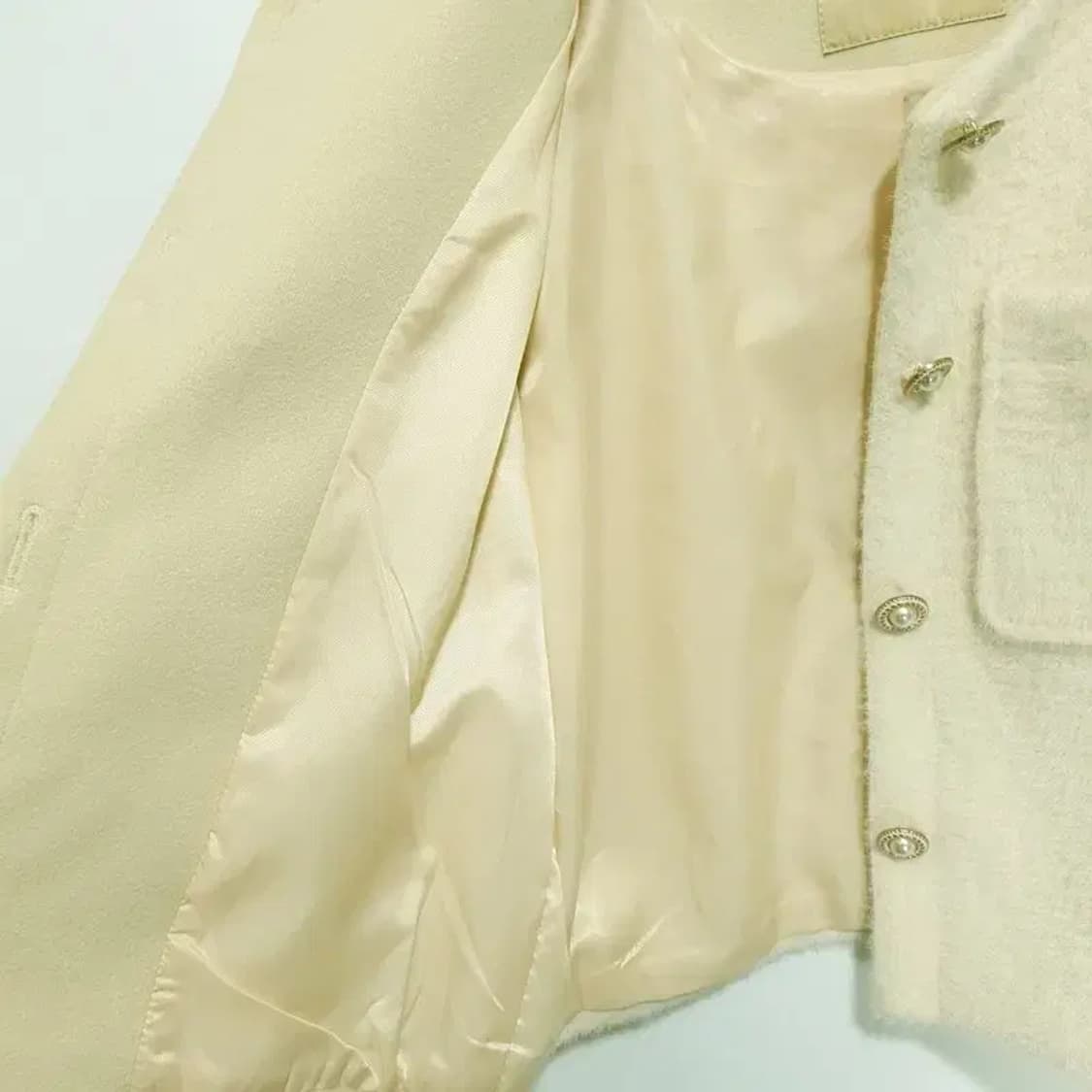 아틀리에나인 진주 헤어리 심플 트위드 자켓 S_M1341 상품이미지6