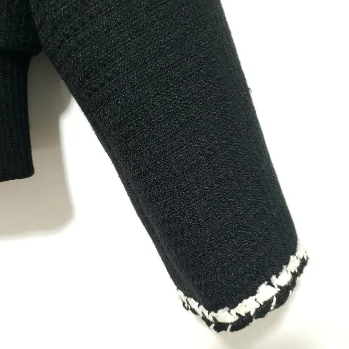 위드윤 카라 트위드 블루종 자켓 M_M1343 상품이미지4