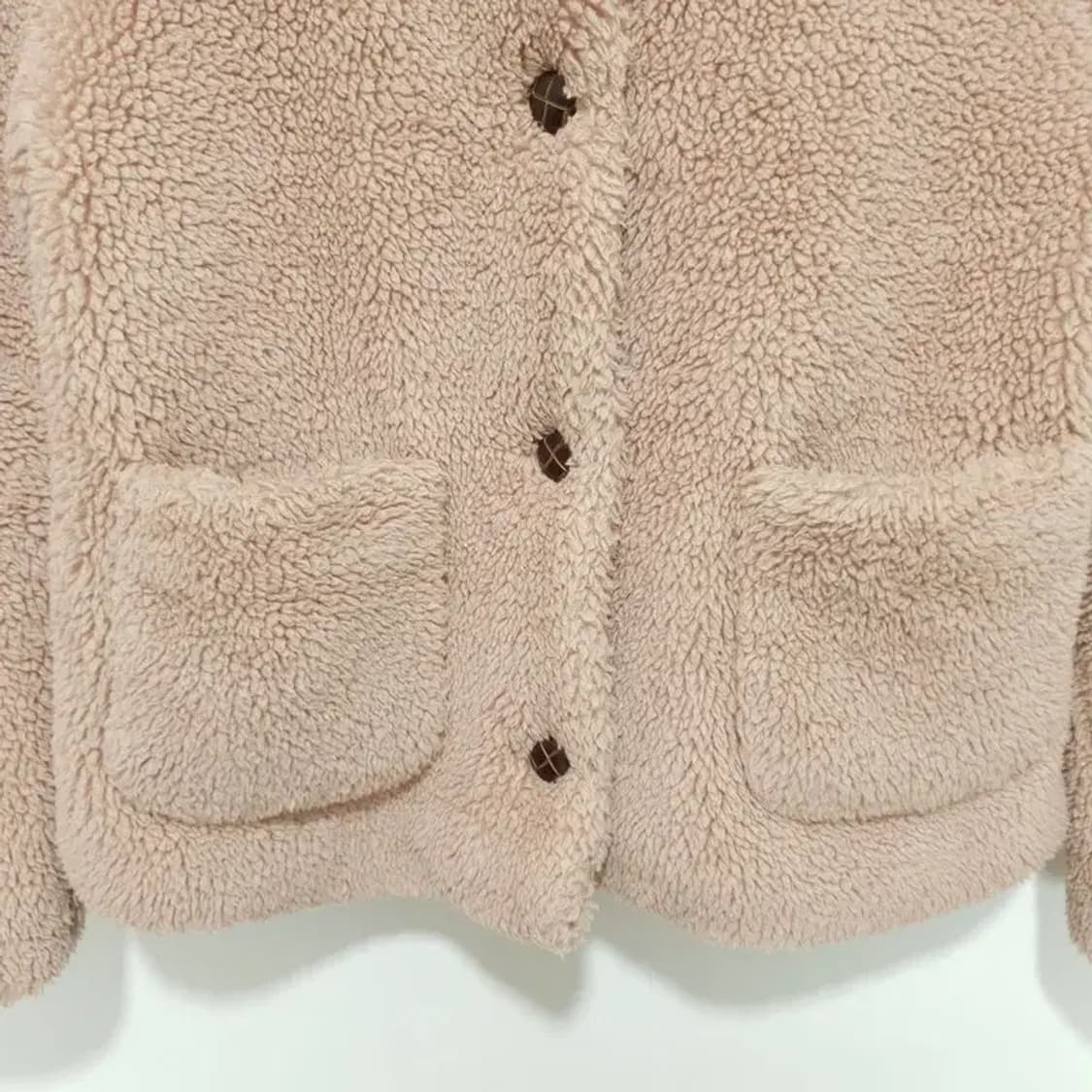 에잇세컨즈 핑크 포켓 양털 자켓 85 S_W0320 상품이미지3