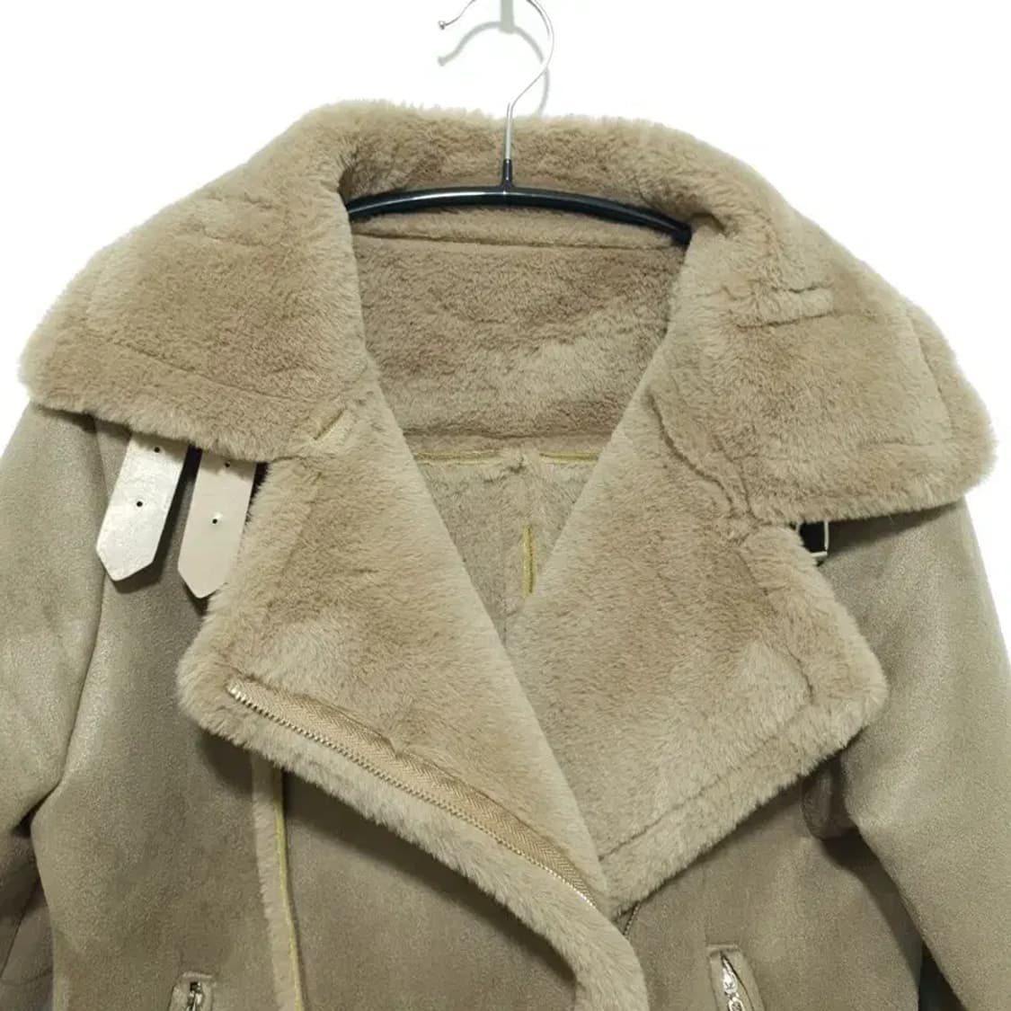 여성 양털 스웨이드 무스탕 F_W0322 상품이미지2