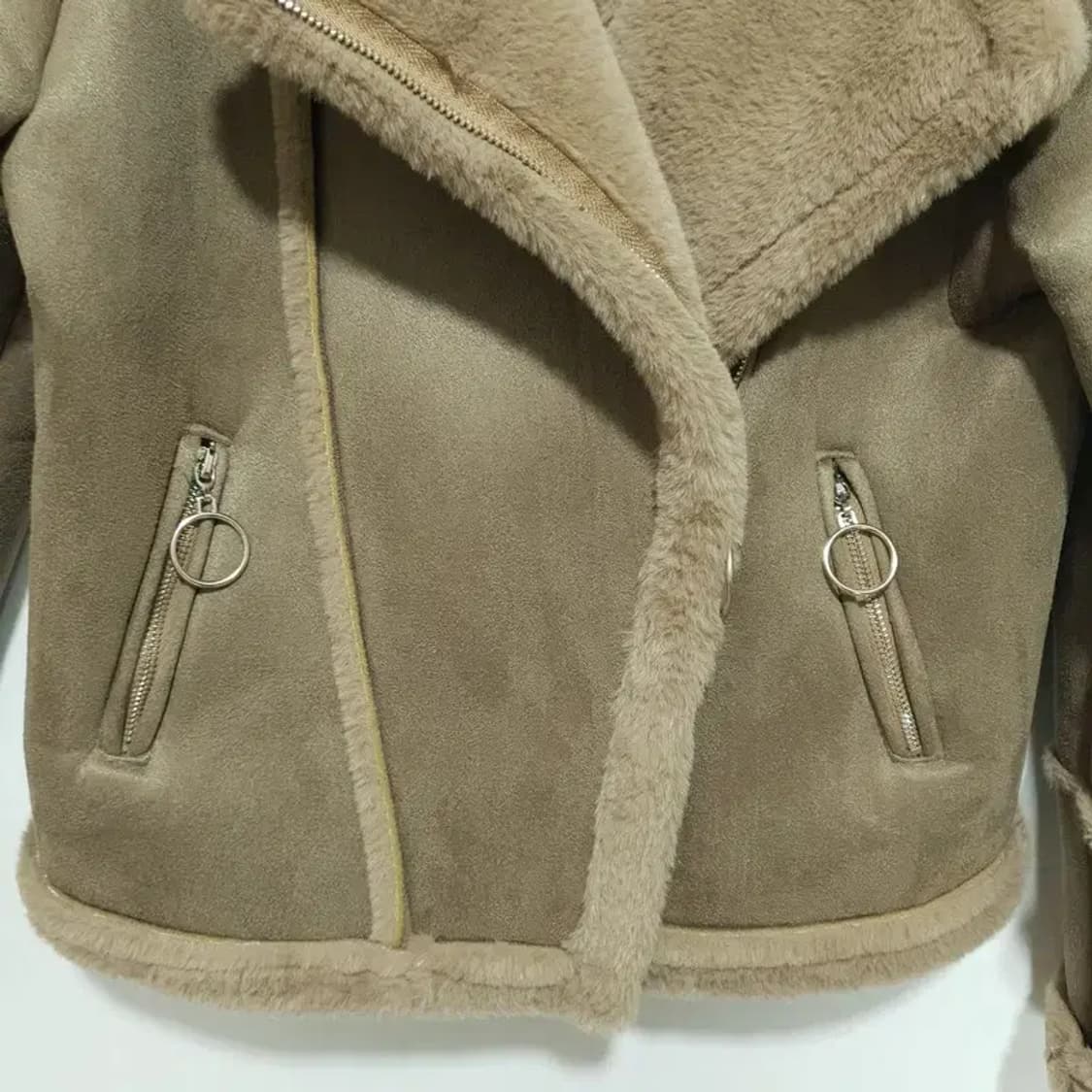 여성 양털 스웨이드 무스탕 F_W0322 상품이미지3