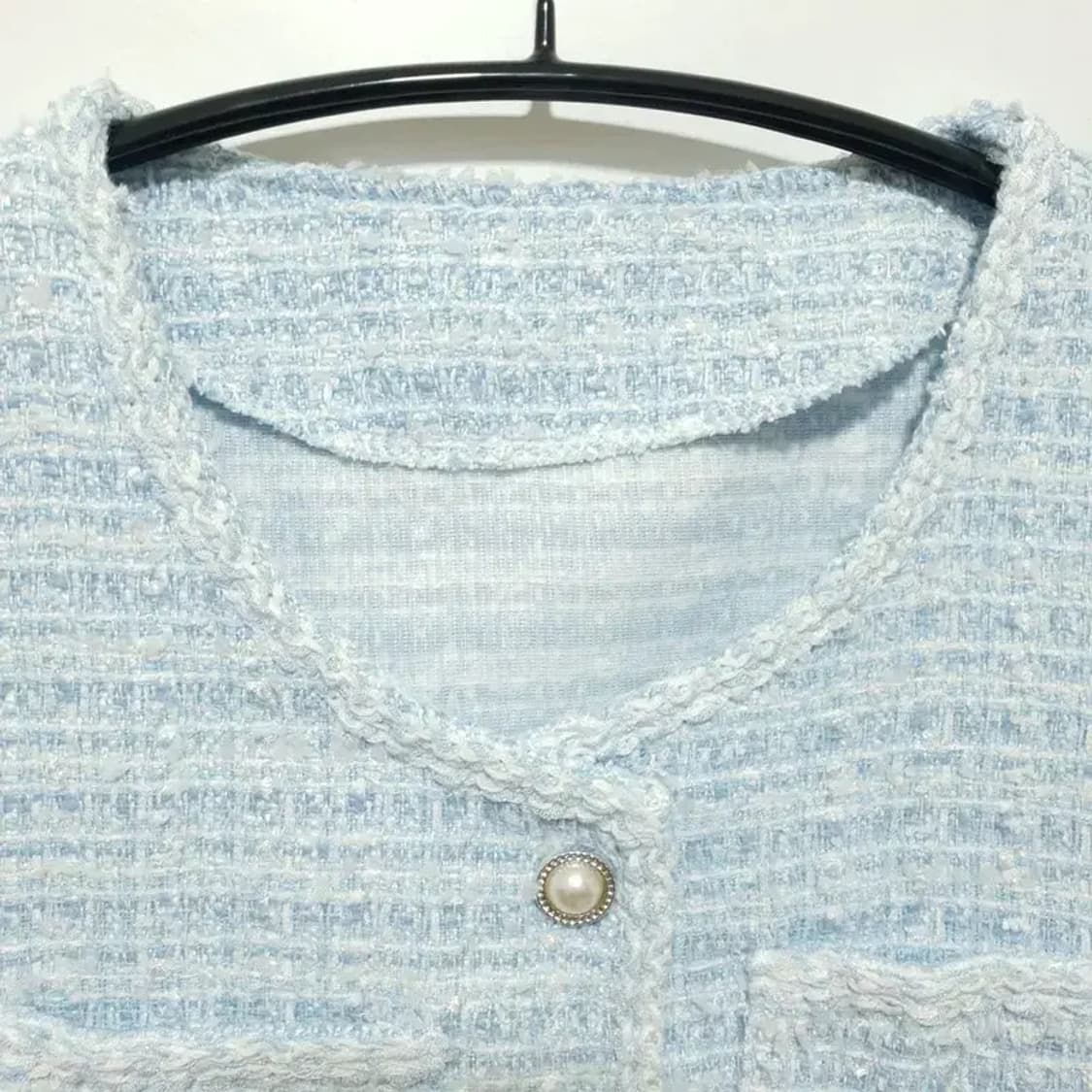 진주 트위드 자켓 F_S1282 상품이미지2