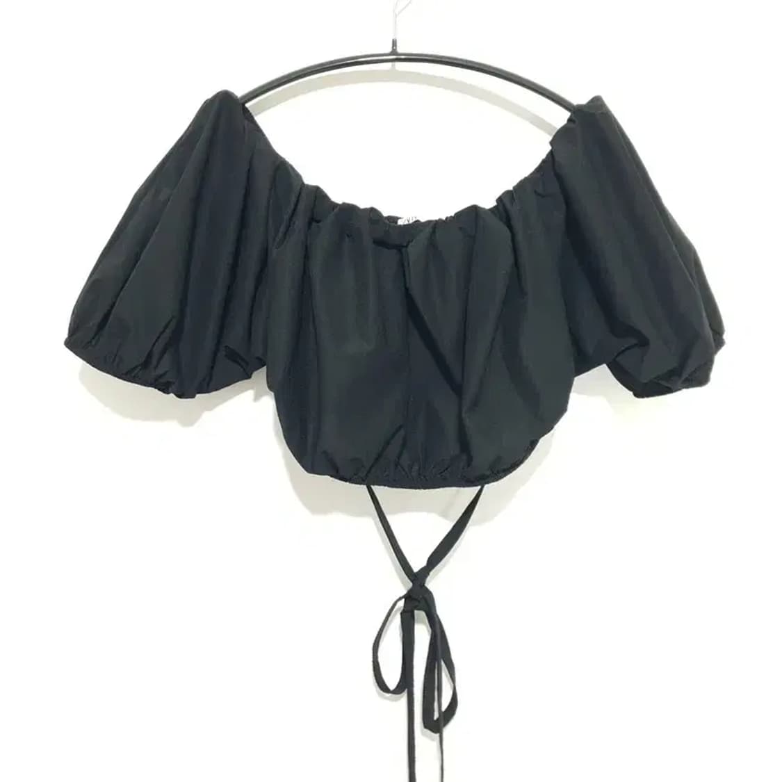 자라 퍼프소매 크롭 블라우스 S_S1285 상품이미지1