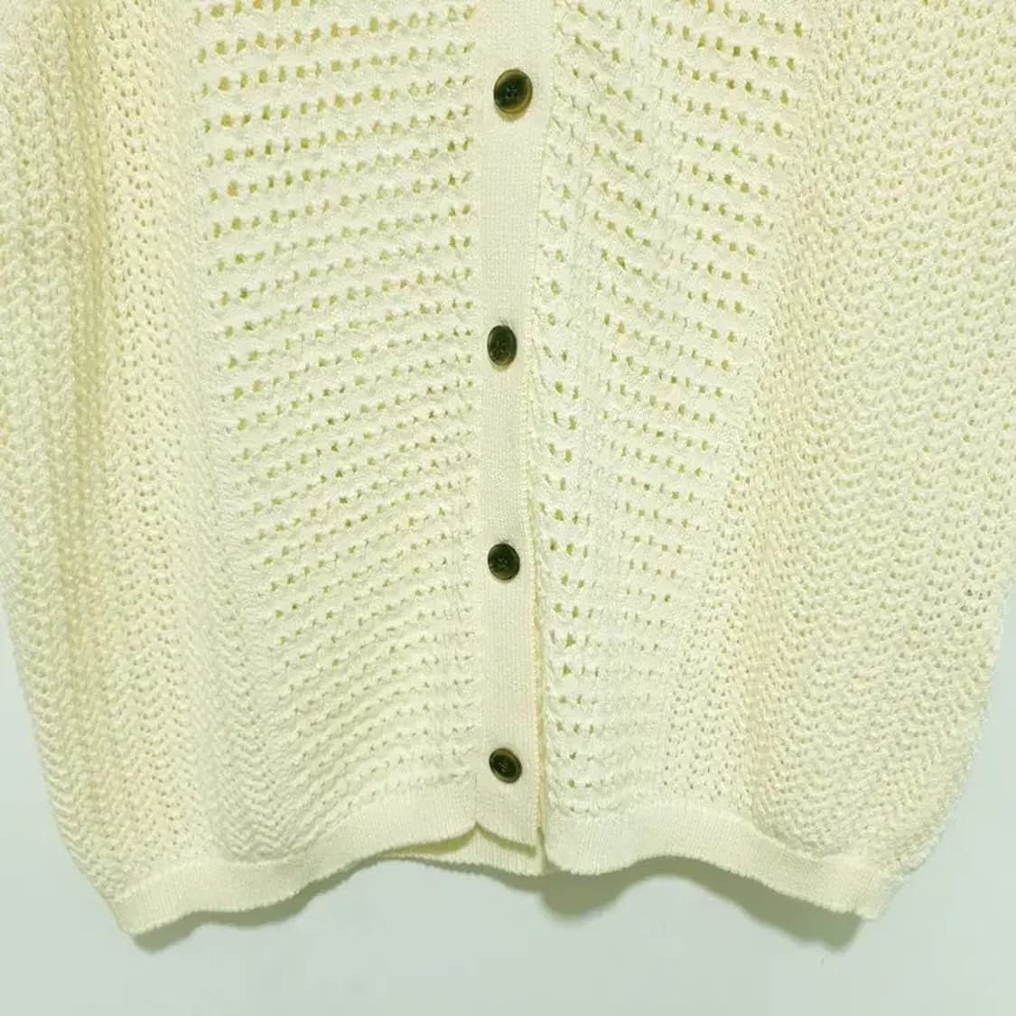 쉬즈미스 뜨개 니트 반팔 가디건 55_S1287 상품이미지4