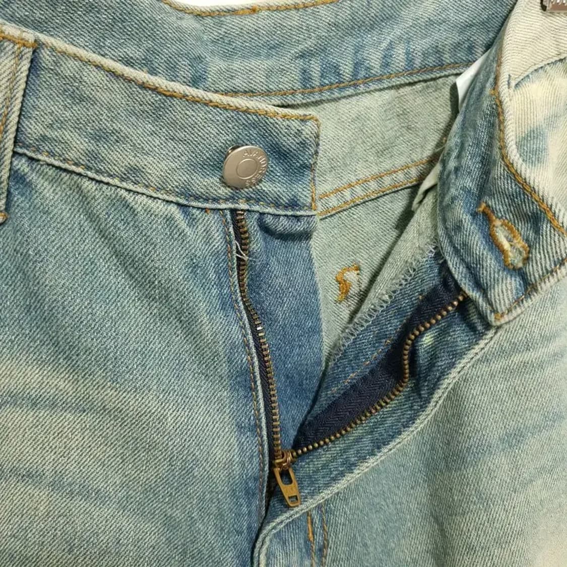 어반드레스 여성 와이드 빈티지 그린 데님 팬츠 XL _M1363 상품이미지7