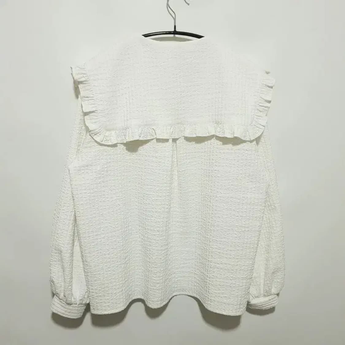 쿠오세 러플 햄 블라우스 M_M1396 상품이미지5