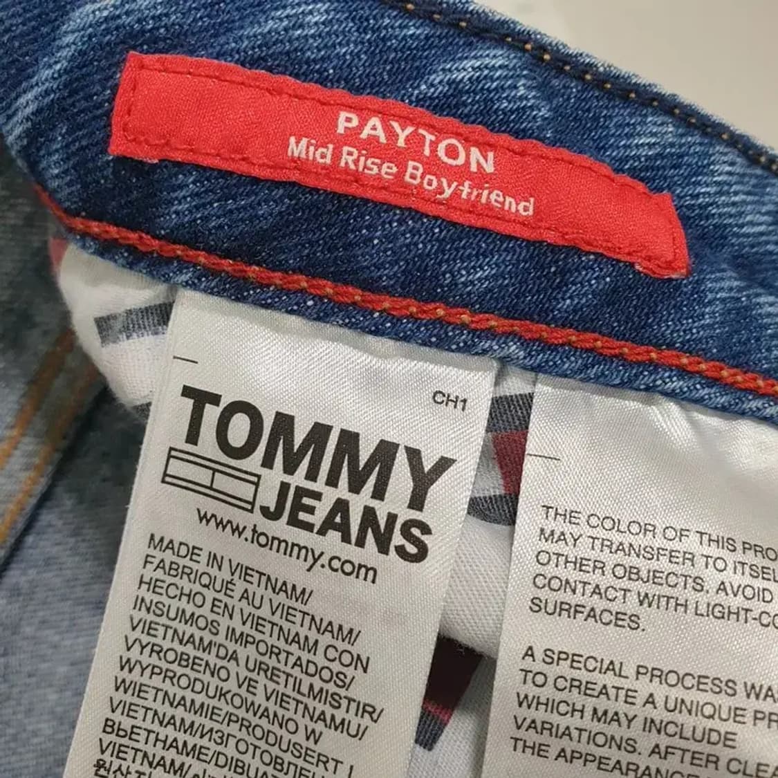 타미진스 여성 미드라이즈 보이프렌드핏 데님 팬츠 26_M1400 상품이미지8