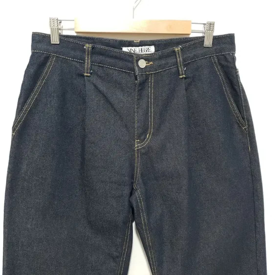 나인헤르제  원턱 데님 팬츠 M_M1406 상품이미지2