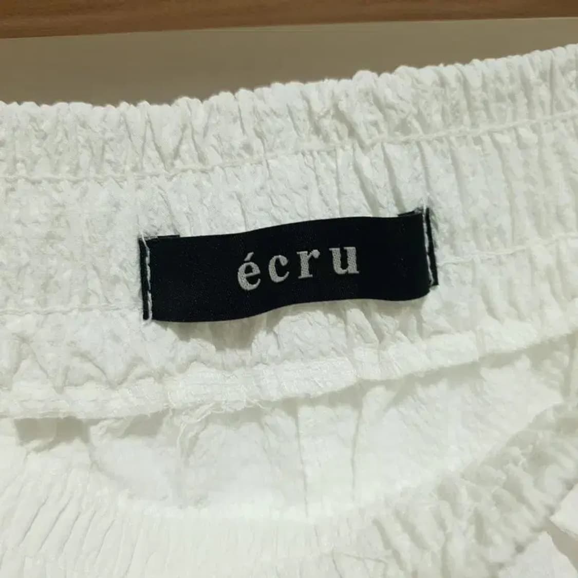 ecru 밴딩 반바지 F_S1302 상품이미지5