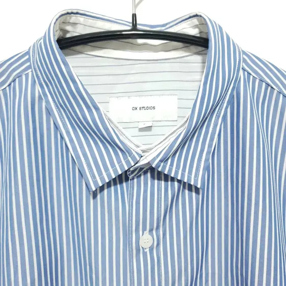 OX 오엑스 스튜디오 스트라이프 레이어드 셔츠 50_M1378 상품이미지2