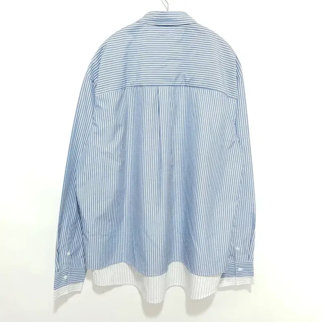 OX 오엑스 스튜디오 스트라이프 레이어드 셔츠 50_M1378 상품이미지4